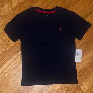 Nautica Blue Short Sleeve Tee Classic Crew Neck